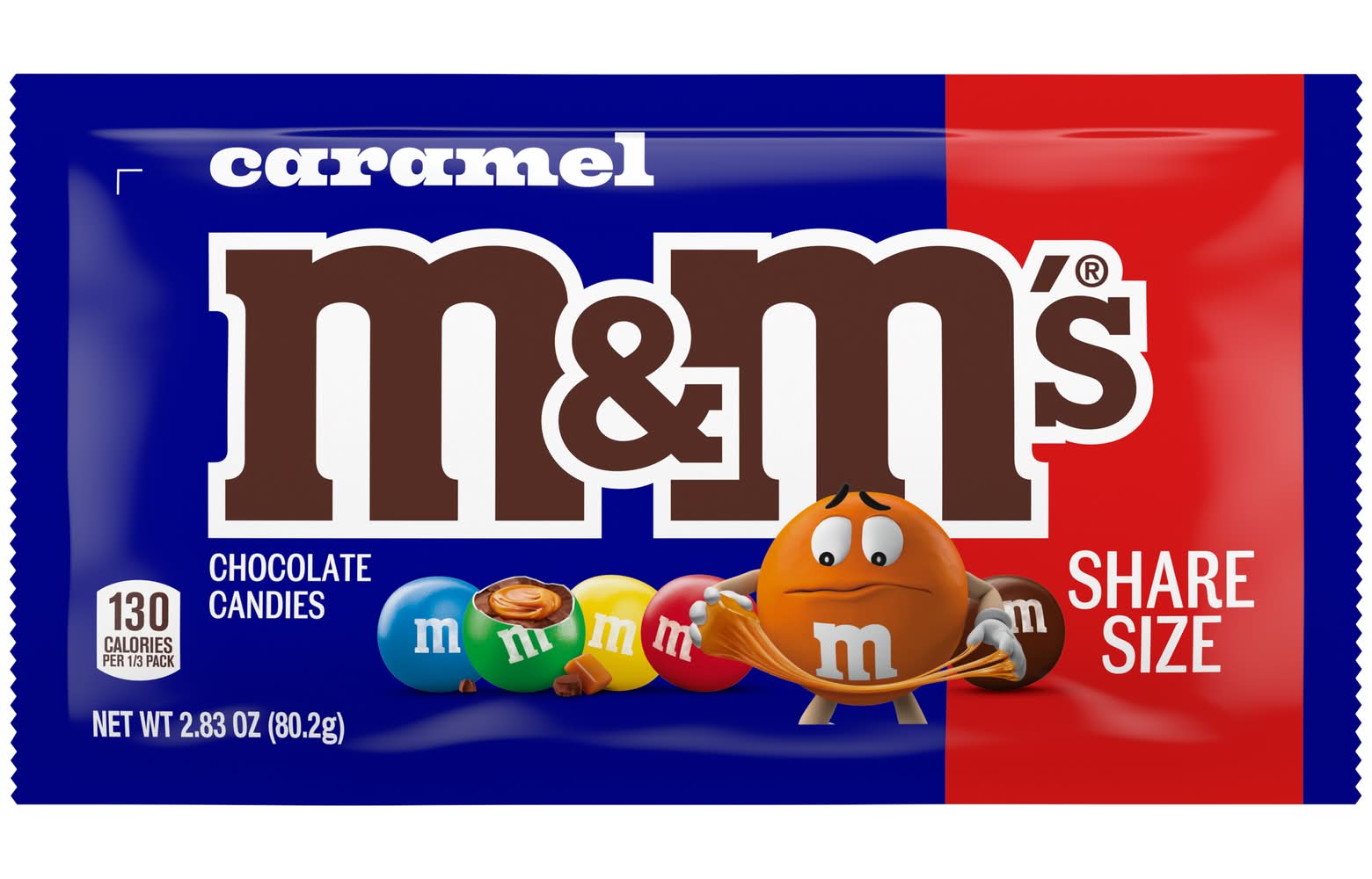M&M's Share Size Caramel Chocolate Candies (2.83 oz)