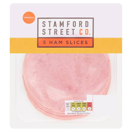 J.James & Family Cooked Ham Slices x5 120g