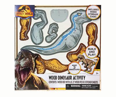 Jurassic World Wood Dinosaur Activity Kit