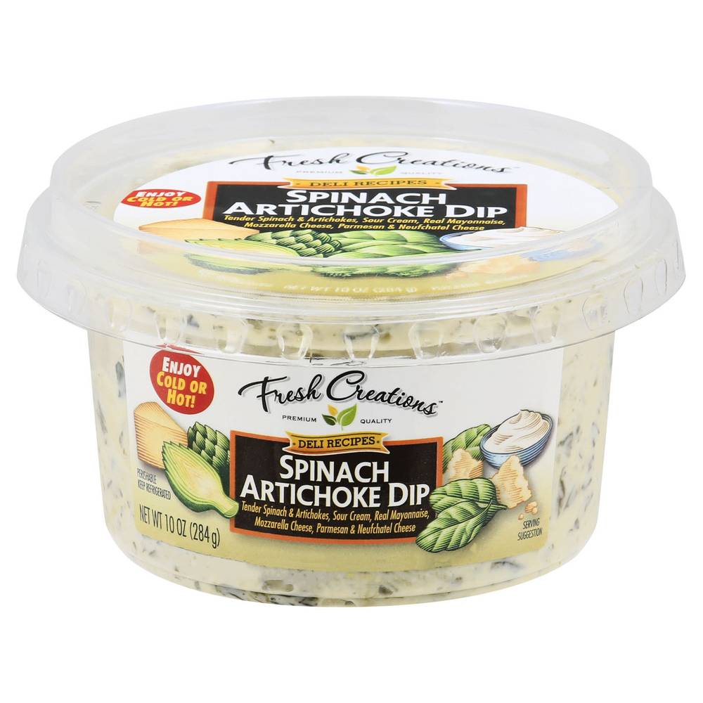 Fresh Creations Spinach Artichoke Dip (10 oz)