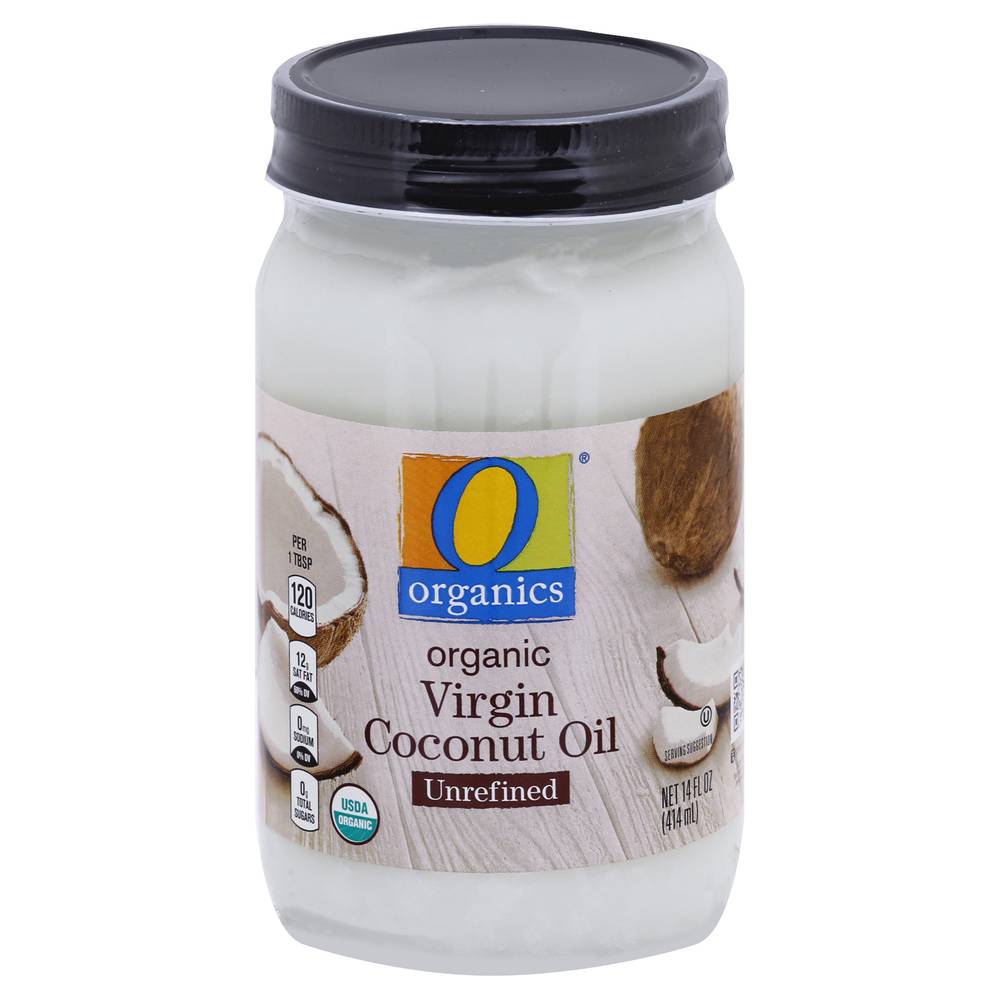 O Organics Unrefined Organic Virgin Coconut Oil (14 fl oz)