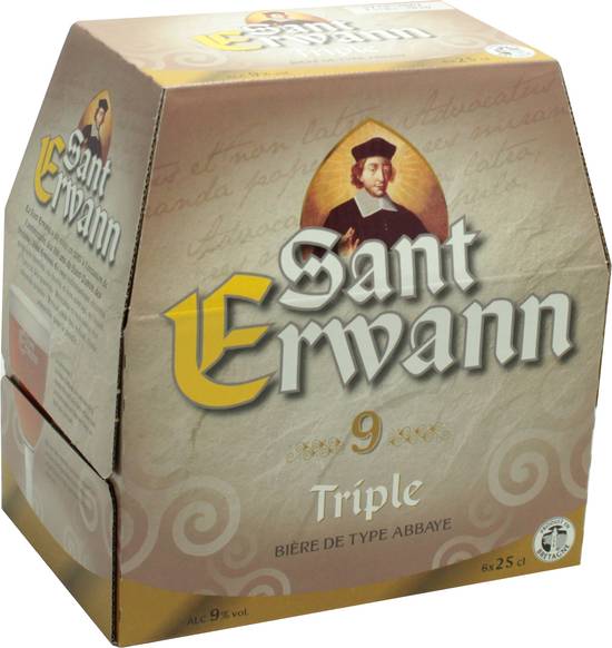 Sant Erwann - Triple bière (6 pièces, 250 ml)