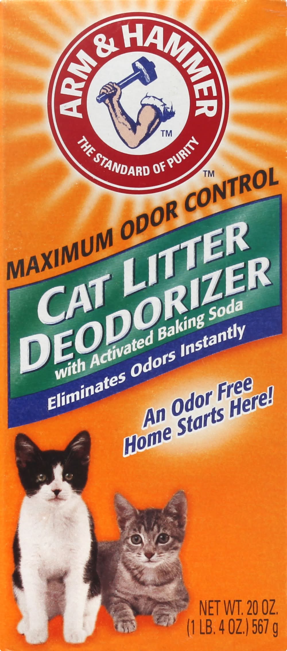 Arm & Hammer Cat Litter Deodorizer With Activated Baking Soda (20 oz)