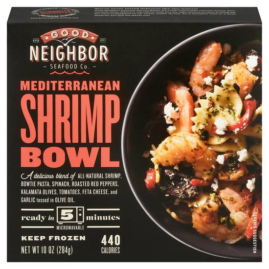 Good Neighbor Seafood Co. Mediterranean Shrimp Bowl