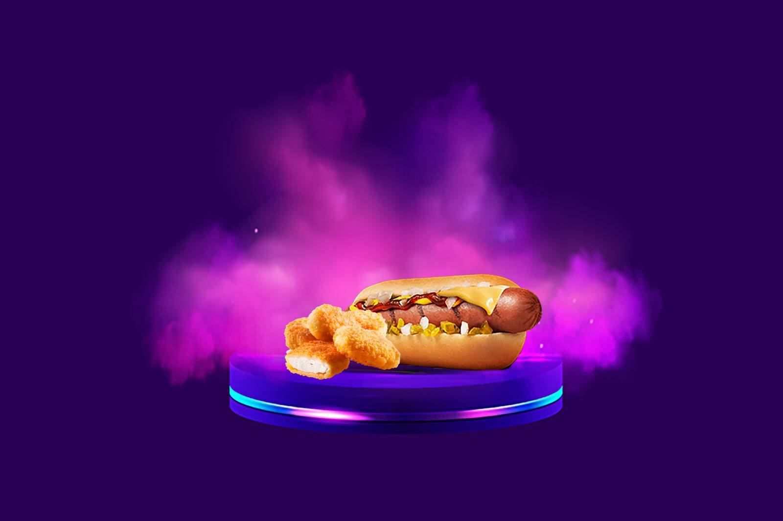 Hot Dog 🌭 ➕ 4 Nuggets 🐥