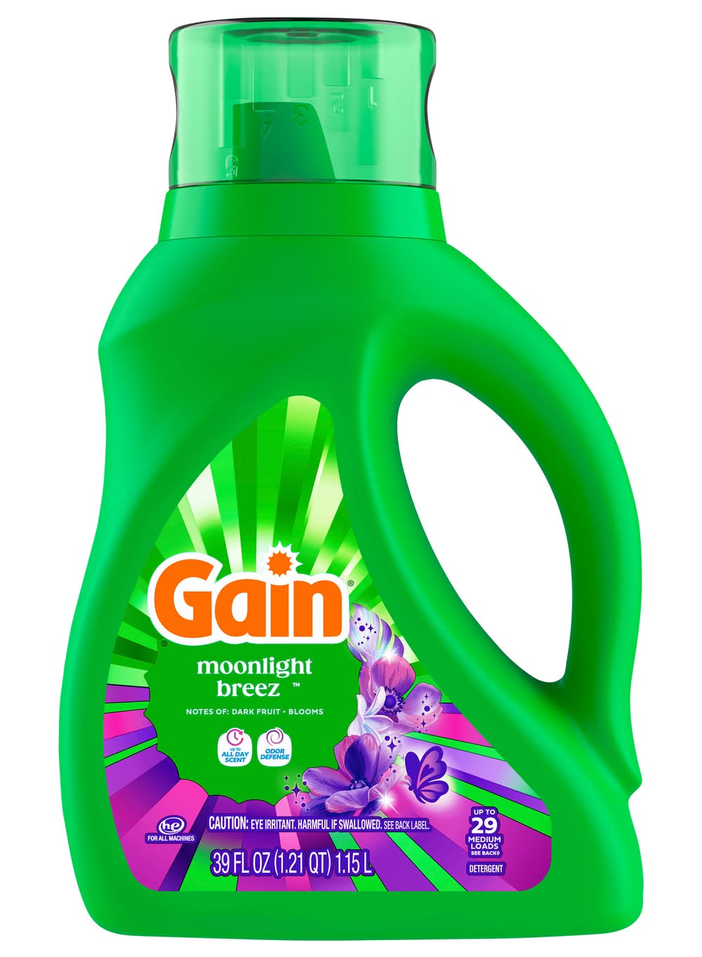 Gain Liquid Laundry Detergent, Moonlight Breeze (39 fl oz)