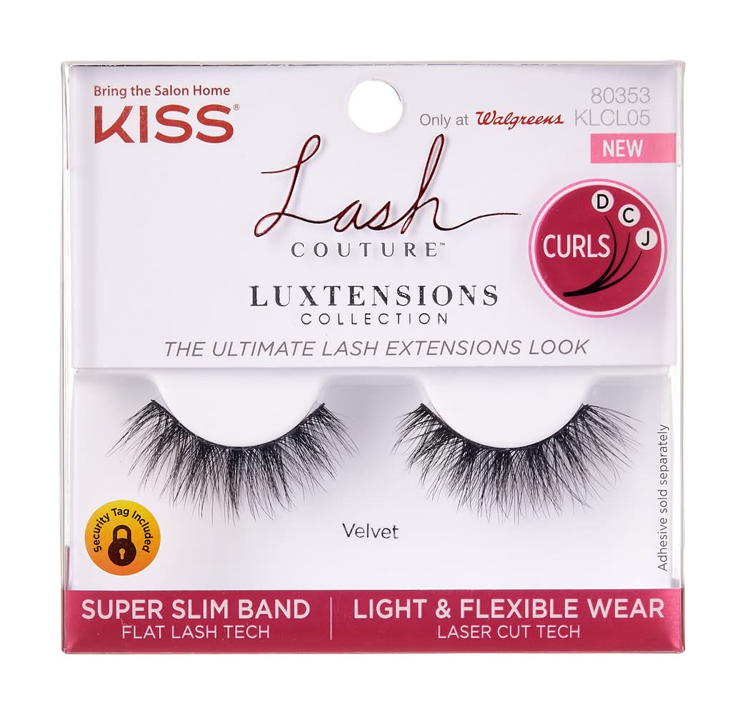 KISS Lash Couture Luxtensions Collection Curls Lash Extensions (1.6 oz)