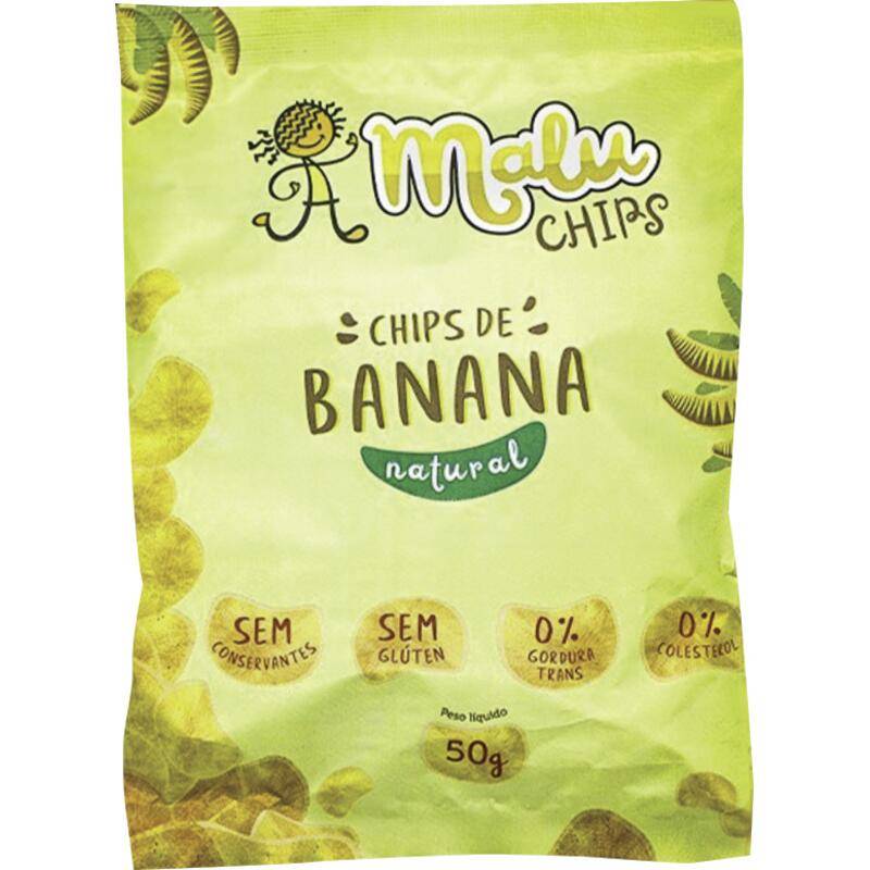 Malu chips banana natural (50g)