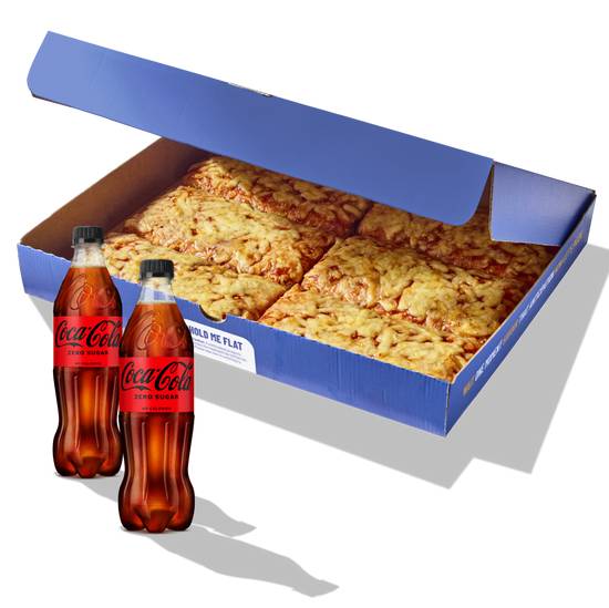 6 Slice Pizza and Coke Bundle (Margherit