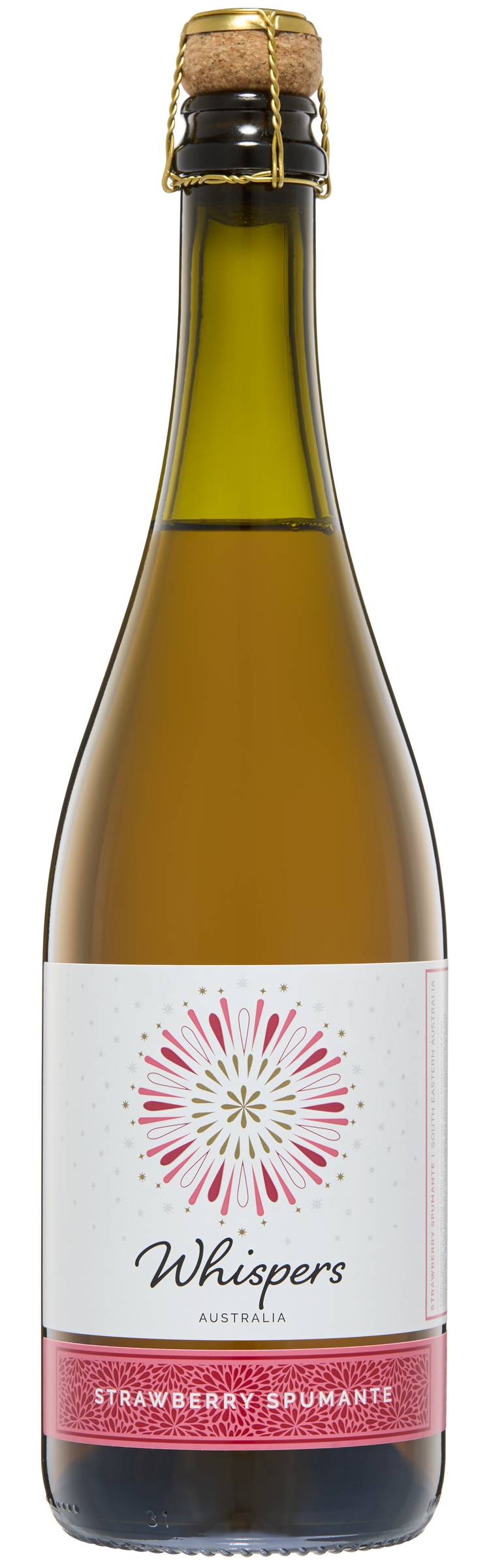Whispers Strawberry Spumante 750ml