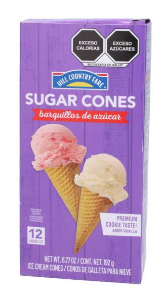 Heb conos de azúcar (12 piezas)
