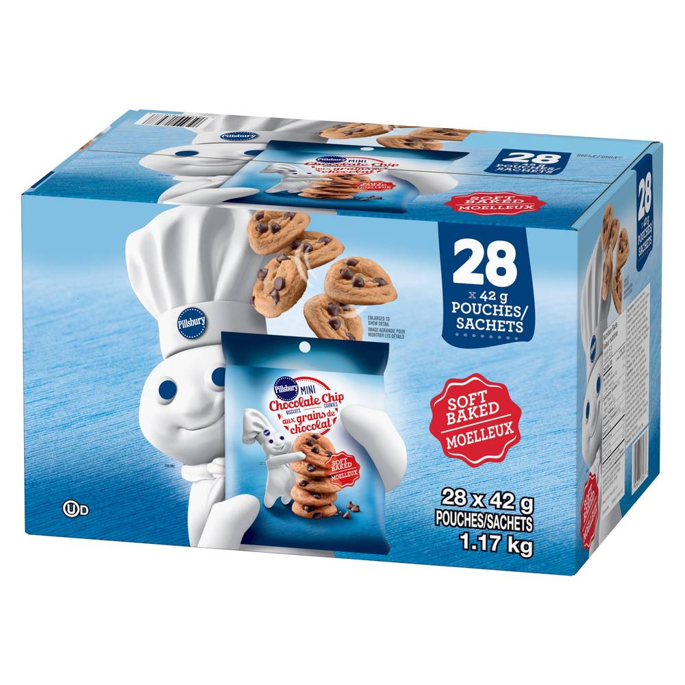 Pillsbury Biscuits aux grains de chocolat (28 pack) - Mini chocolate chip cookies (28 pack)