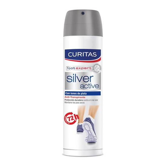 Spray Antitranspirante para Pies Silver Active 150 ml