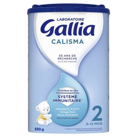 Gallia Calisma 2ème âge - Lait pour Bébé - De 6 à 12 mois 830g