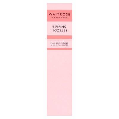 Waitrose Piping Nozzles (4 ct)