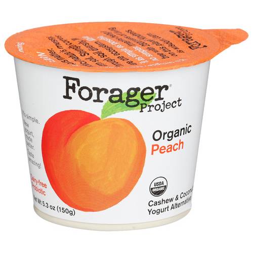 Forager Organic Peach Cashewmilk Yogurt