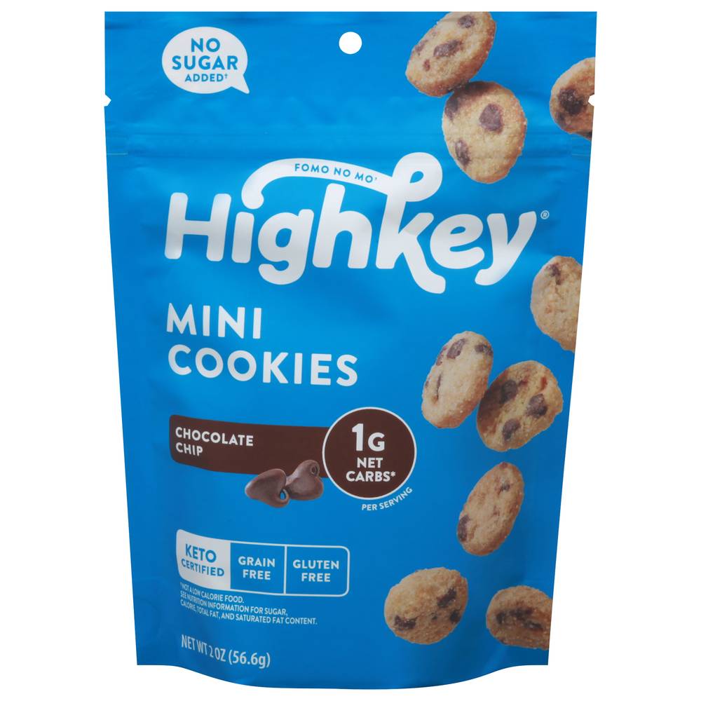 HighKey Mini Cookies, Chocolate Chip (2 oz)