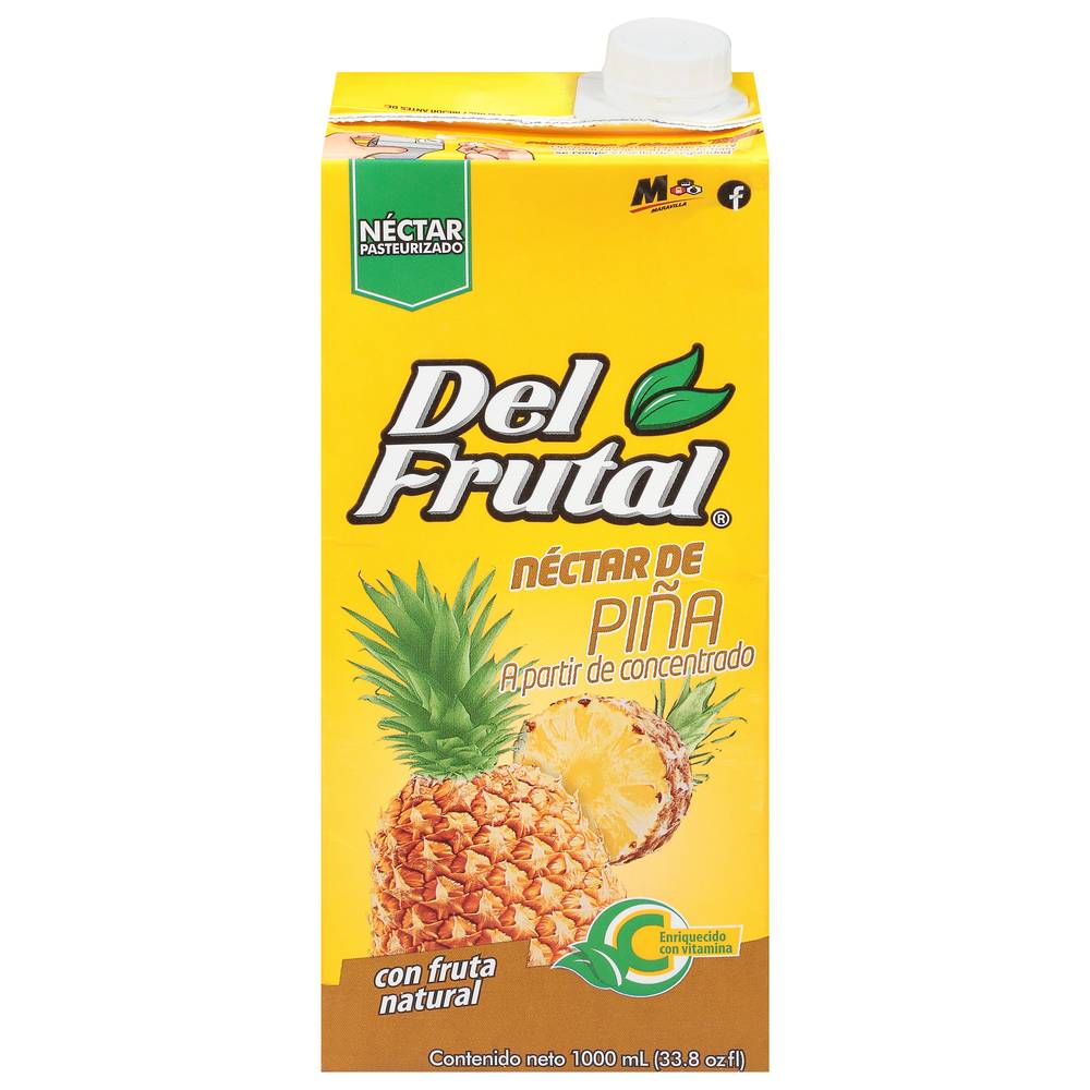 Del Frutal Pineapple Nectar Juice (33.8 fl oz)