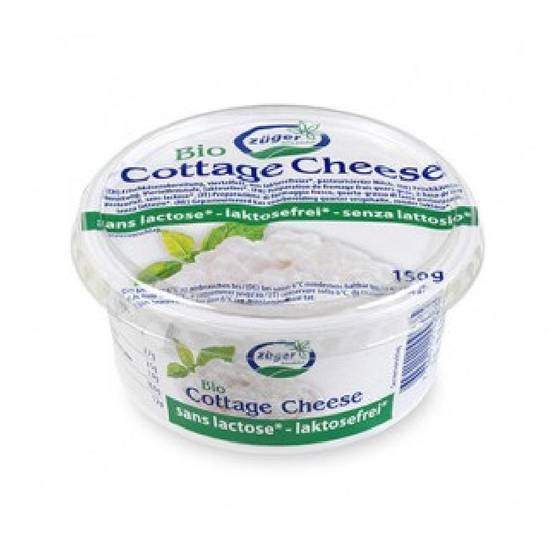 Cottage cheese sans lactose 150g - ZUGER - BIO