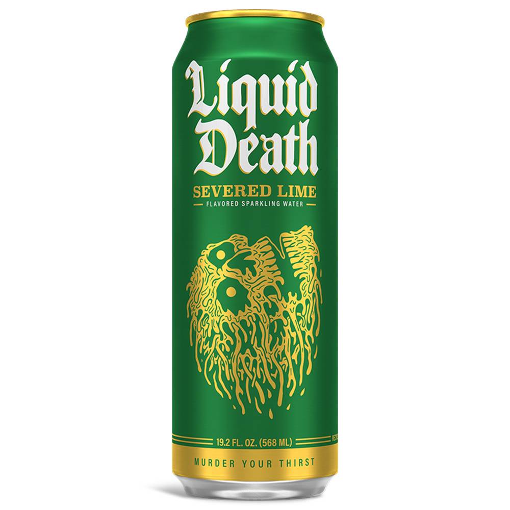 Liquid Death Severed Lime Sparkling Water (19.2oz can)