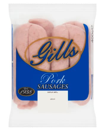 Gills Pork Sausages (400g)