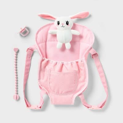 Gigglescape Baby Doll Carrier Bag For Age 2+, 14 in, Pink
