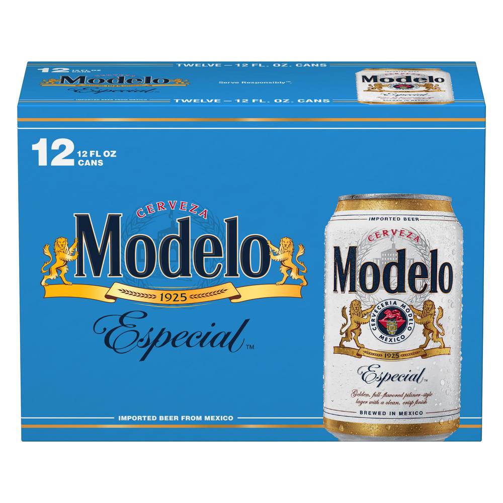 Modelo Especial Mexican Lager Beer - 12 fl oz, 12 pk