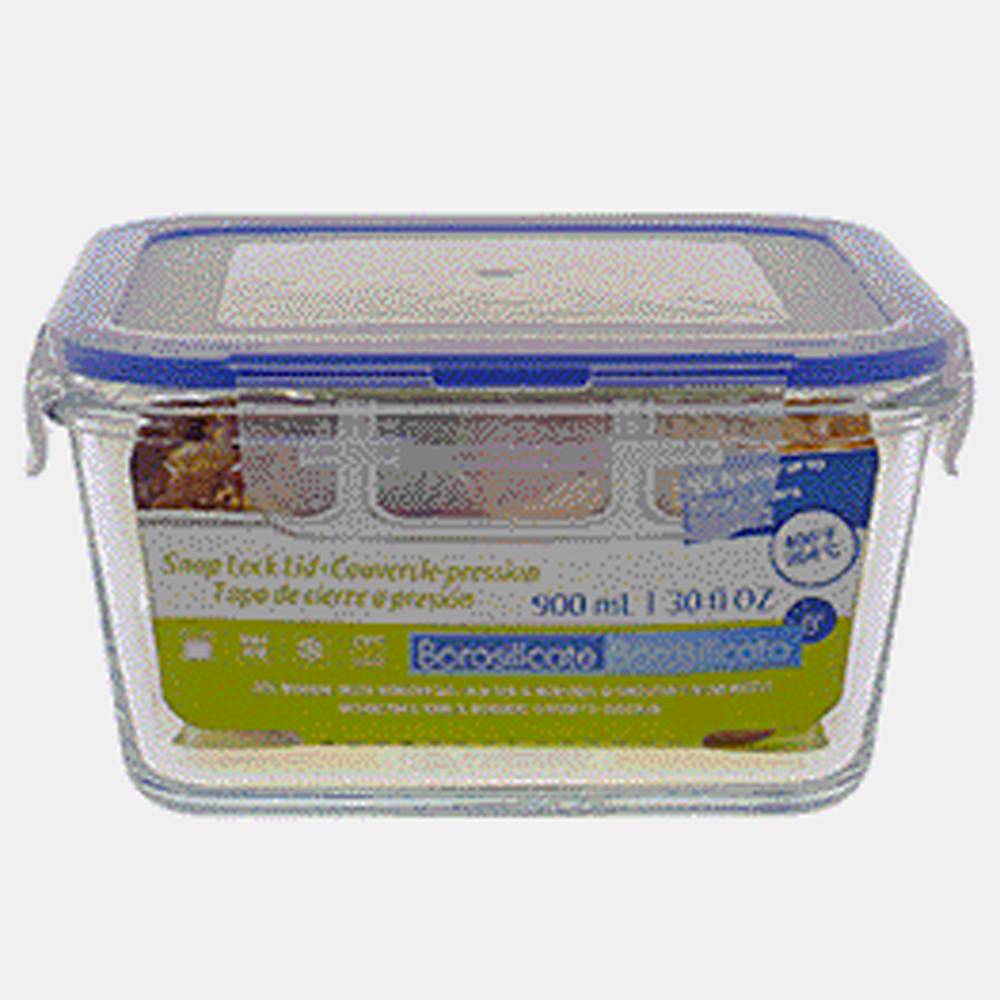 Rectangular Glass Food Container