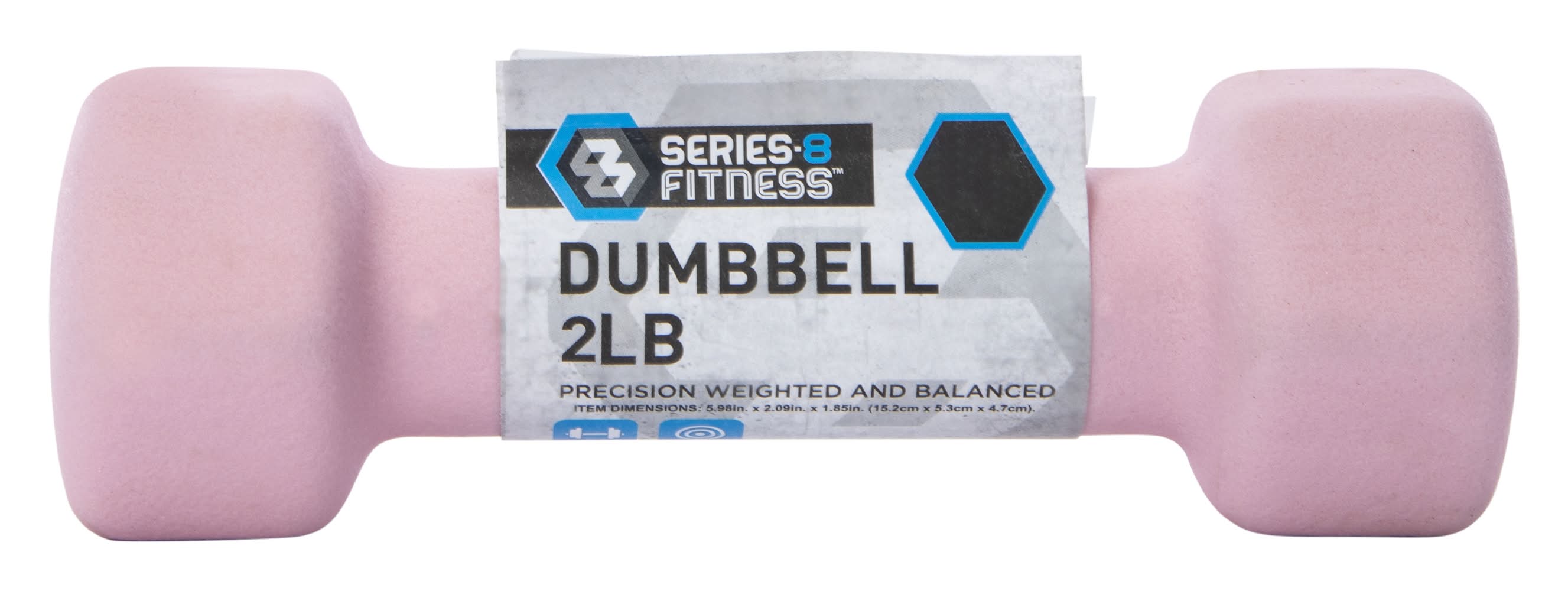 Series-8 Fitness™ 2lb Dumbbell Weight Pink