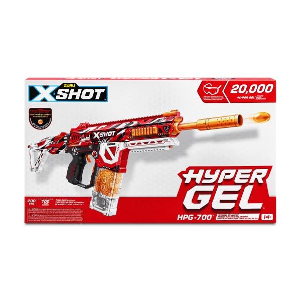 X-Shot Hyper Gel HPG-700 Blaster (20,000 Hyper Gel Pellets) by ZURU