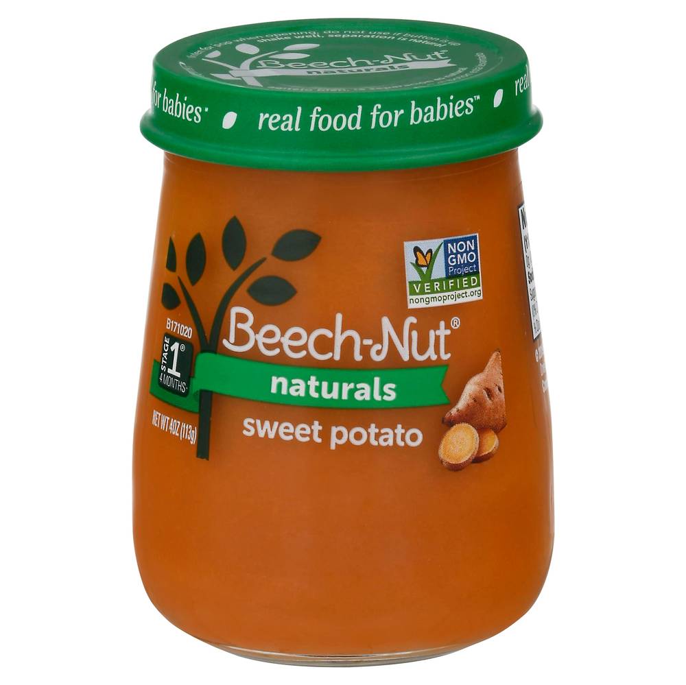 Beech-Nut Stage 1 Naturals Sweet Potato Baby Food (4 oz)