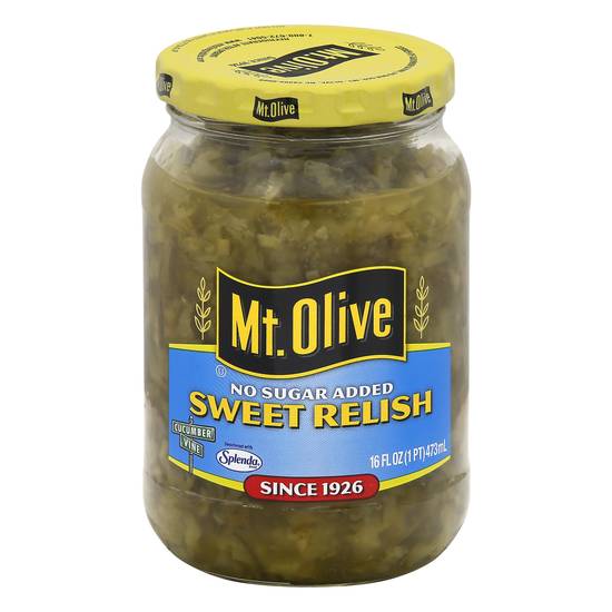 Mt. Olive No Sugar Added Sweet Relish (16 fl oz)