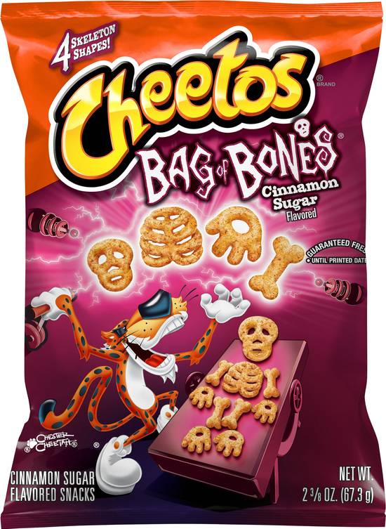 Cheetos Bag Of Bones Snacks (cinnamon sugar)