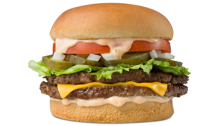 Double California Classic Cheeseburger (1/4 lb.)