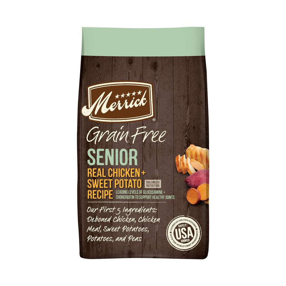 Merrick® Grain Free Senior Dry Dog Food - Chicken, Grain Free, Corn Free (Size: 4 Lb)