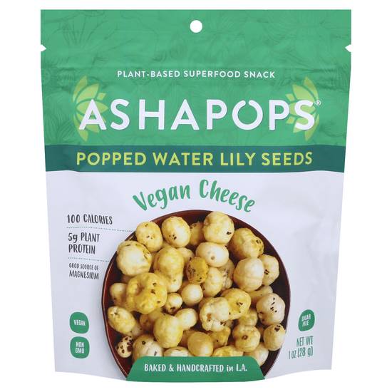 Ashapops Vegan Cheese Popped Water Lily Seeds