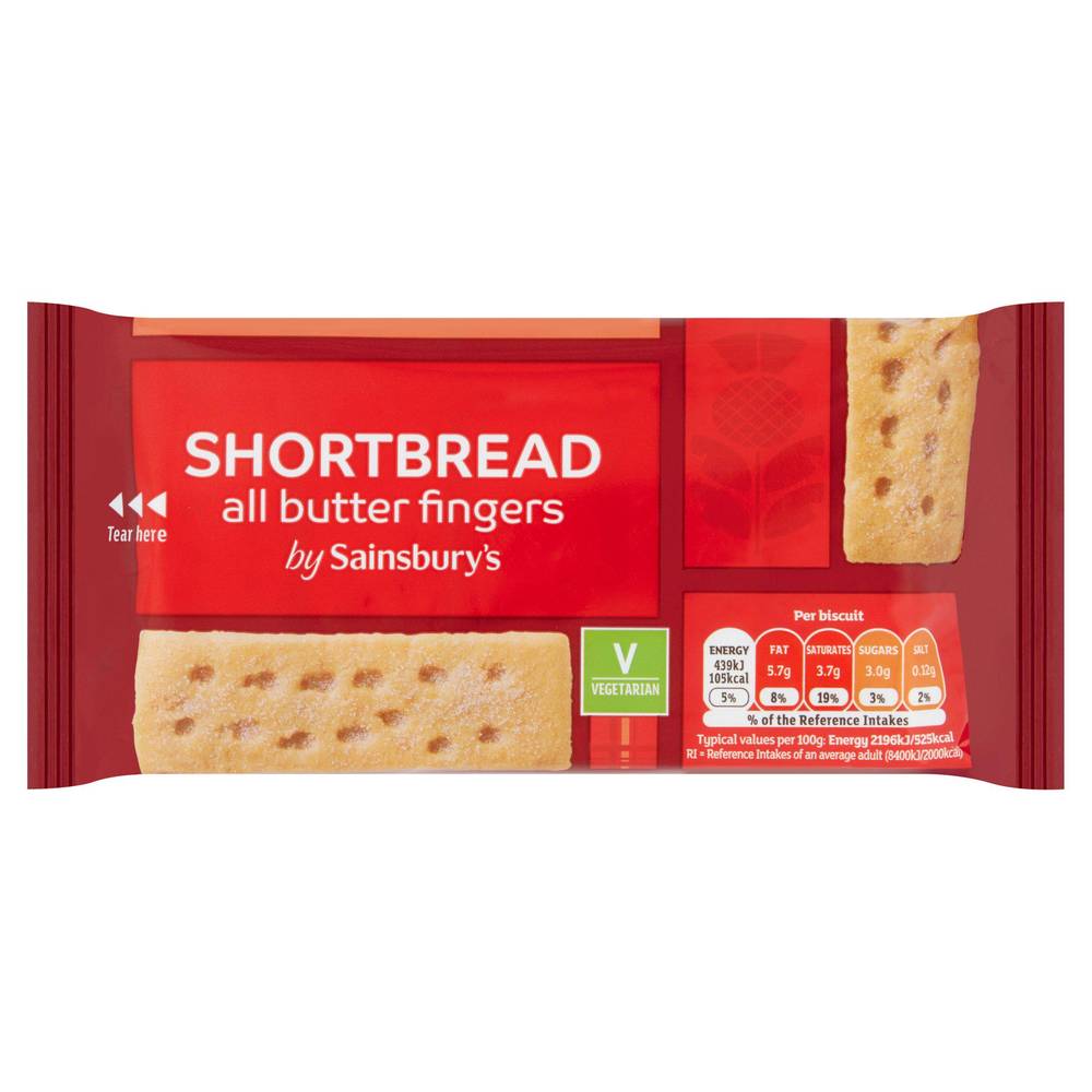 Sainsbury's Highland All Butter Shortbread Finger Biscuits 200g