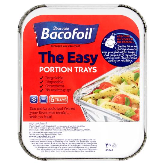 Bacofoil the Easy Portion Trays(6 Ct)