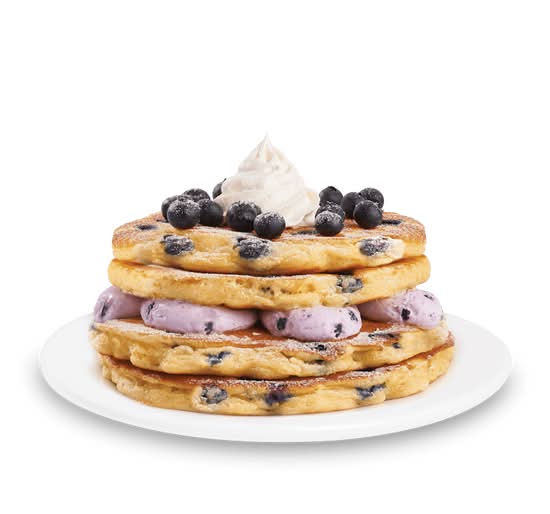 Philly Blueberry Cream Cheese Pancake - Full Stack