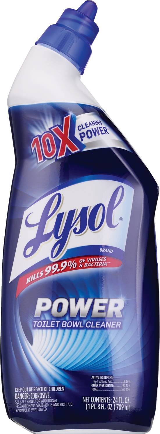 Lysol Power Toilet Bowl Cleaner, 24 oz
