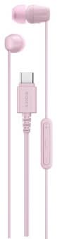 Sony Usb-C Wired In-Ear Headphones Ier-Ex15c, Pink