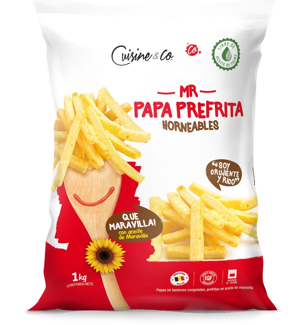 Cuisine & Co · Papas prefritas horneables (1 kg)