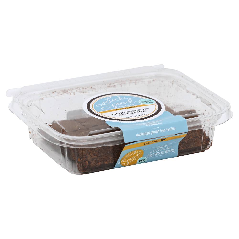 Lucky Spoon Bakery Gluten Free Chewy Chocolaty Brownie Bites (6.6 oz)