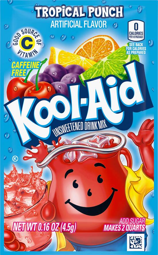 Kool-Aid Tropical Punch Unsweetened Drink Mix (0.16 oz)