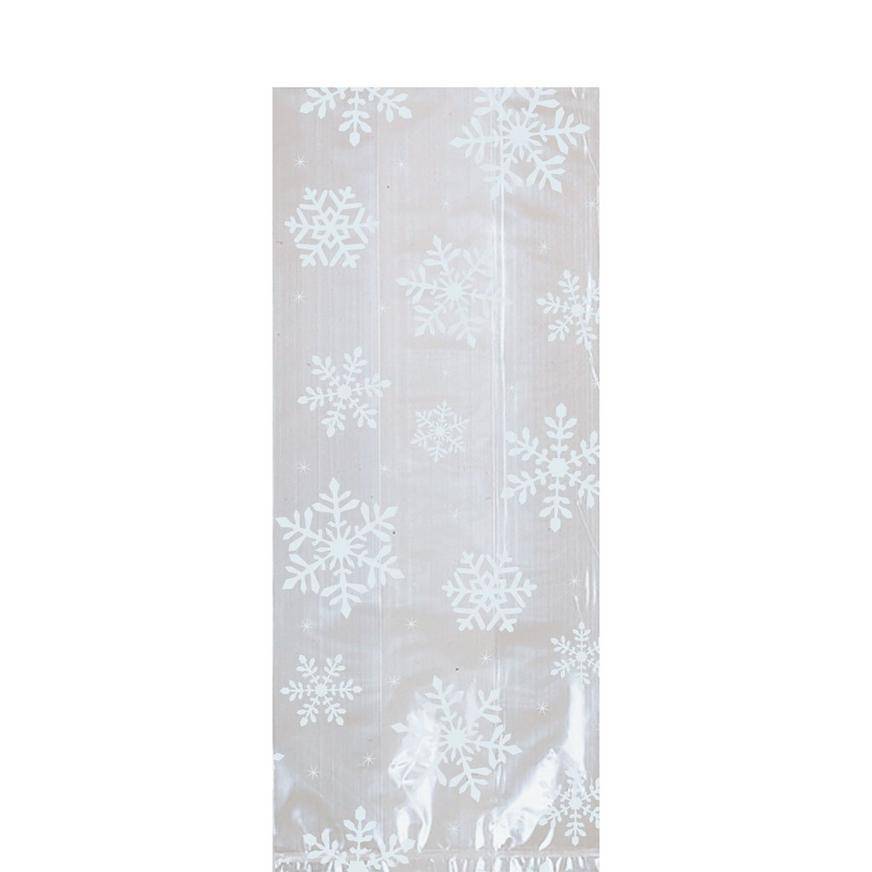 White Snowflake Treat Bags 20ct