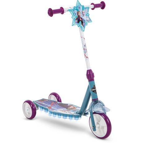 Disney Frozen Huffy 2 Electro-Light 3-wheel Preschool Scooter (1 unit)
