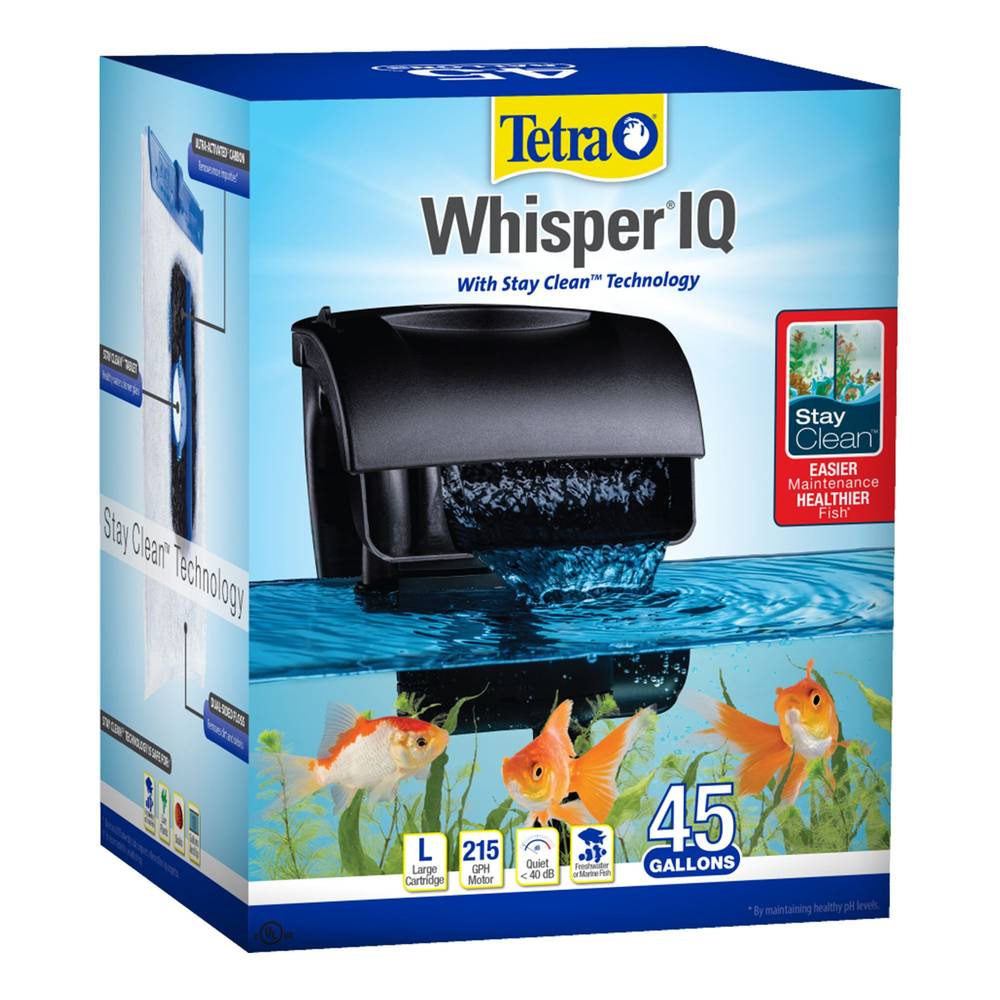 Tetra® Whisper IQ Power Aquarium Filter (Size: 45 Gal)