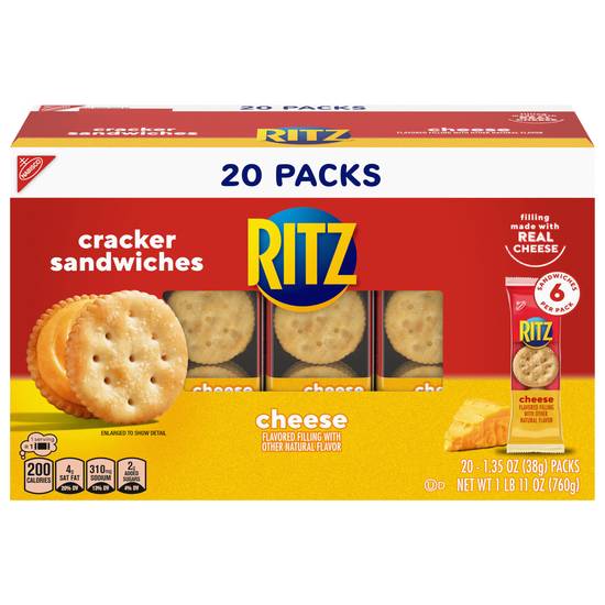 Ritz Sandwich Crackers (20 ct) (cheese)