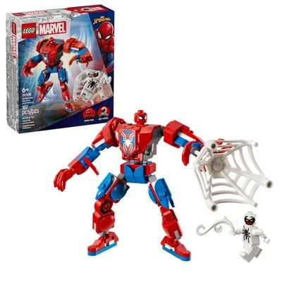 LEGO Marvel Spider Man Building Toy Set For Kids 6y+ (107 ct)