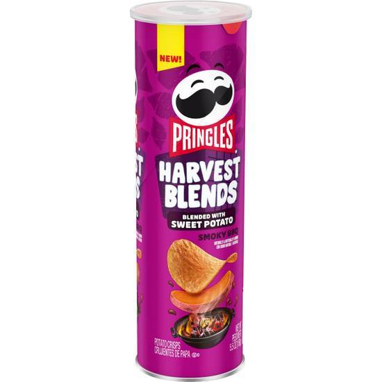 Pringles Harvest Blends Potato Crisps Chips Smoky Bbq, 5.5 oz